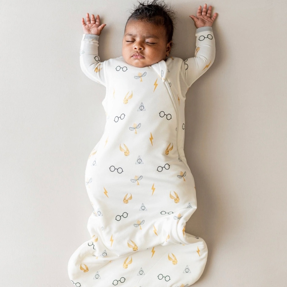 Kyte Baby White Harry Potter Sleep Sack - Size M, 1 TOG